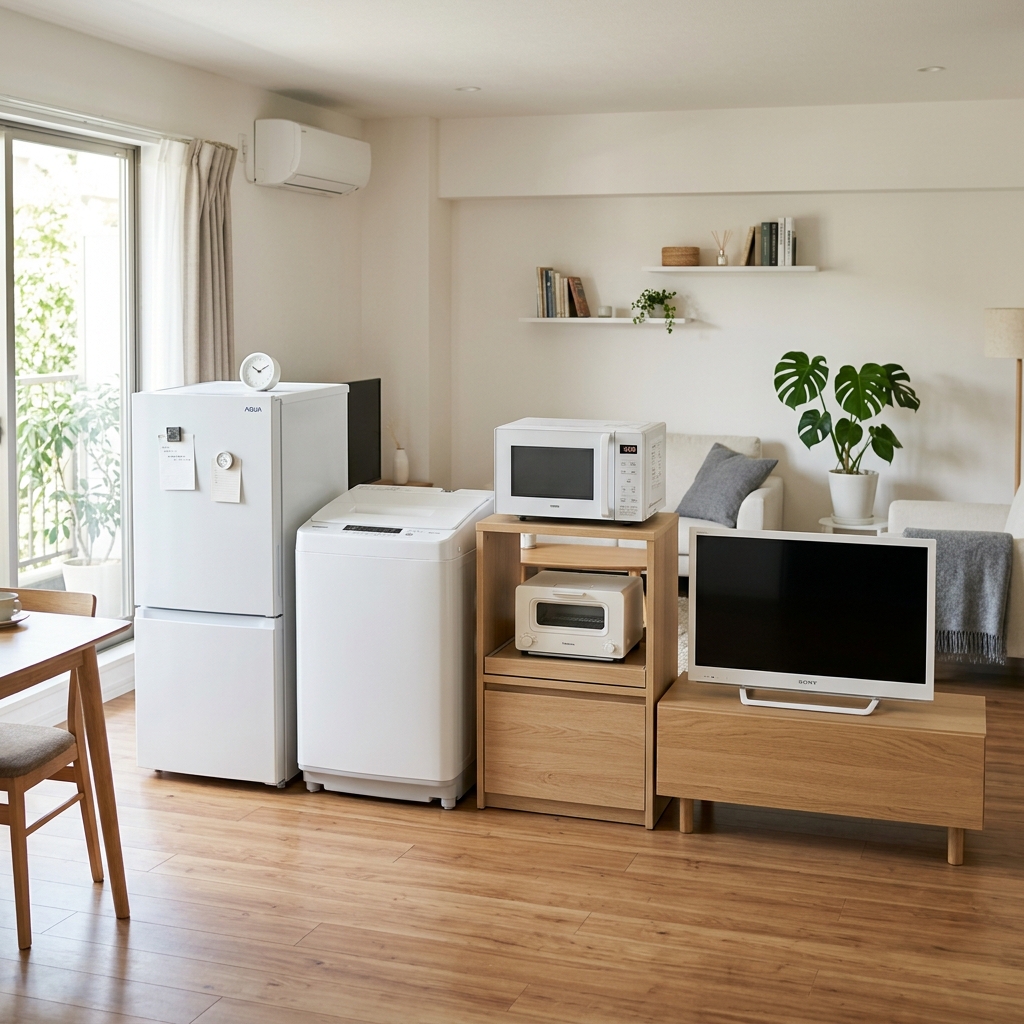 かして！どっとこむの一人暮らし向け白物家電セット