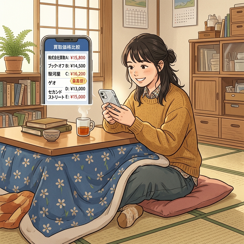 おいくらで複数業者に一括見積もりしている画面