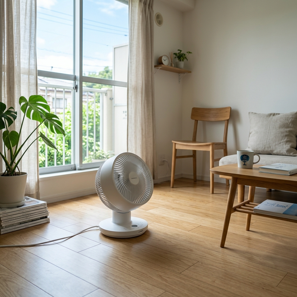 fan circulator single life apartment summer