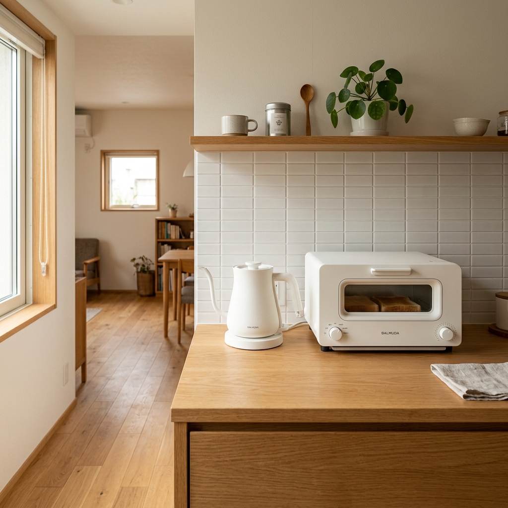kettle toaster single life apartment kitchen
